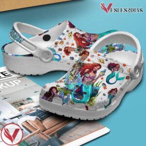 The Little Mermaid Cartoon Movie Crocs Crocband Clogs Shoes Comfortable For Men Women and Kids Style 3 - Vesles2014S 3