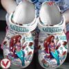 The Little Mermaid Cartoon Movie Crocs Crocband Clogs Shoes Comfortable For Men Women and Kids Style 7 - Vesles2014S