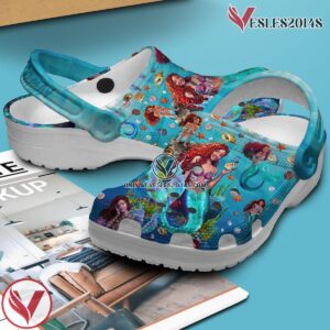 The Little Mermaid Cartoon Movie Crocs Crocband Clogs Shoes Comfortable For Men Women and Kids Style 8 - Vesles2014S 3