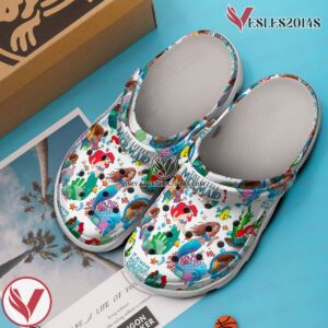 The Little Mermaid Disney Cartoon Crocs Crocband Clogs Shoes Comfortable For Men Women and Kids Style 2, Unique Gift From  Vesles2014S 3
