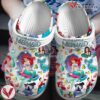 The Little Mermaid Disney Cartoon Crocs Crocband Clogs Shoes Comfortable For Men Women and Kids Style 3, Unique Gift From  Vesles2014S