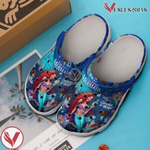 The Little Mermaid Movie Crocs Crocband Clogs Shoes Comfortable For Men Women and Kids Style 2 - Vesles2014S 2