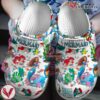 The Little Mermaid Movie Crocs Crocband Clogs Shoes Comfortable For Men Women and Kids Style 3 - Vesles2014S