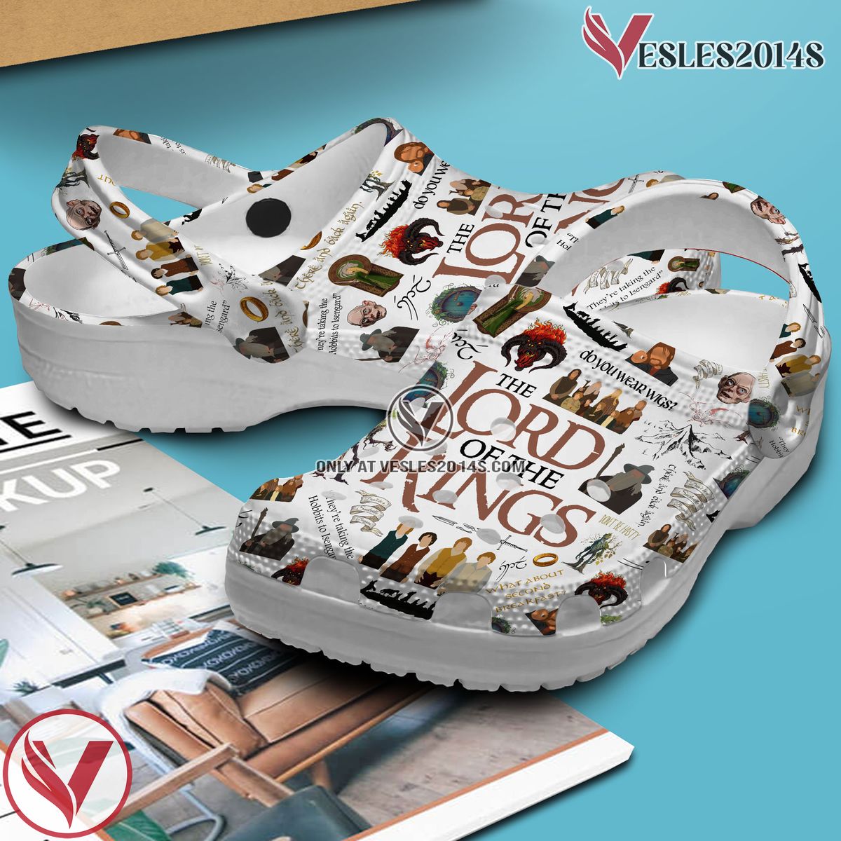 The Lord Of The Rings Movie Crocs Crocband Clogs Shoes Comfortable For Men Women and Kids Style 10 - Vesles2014S 3