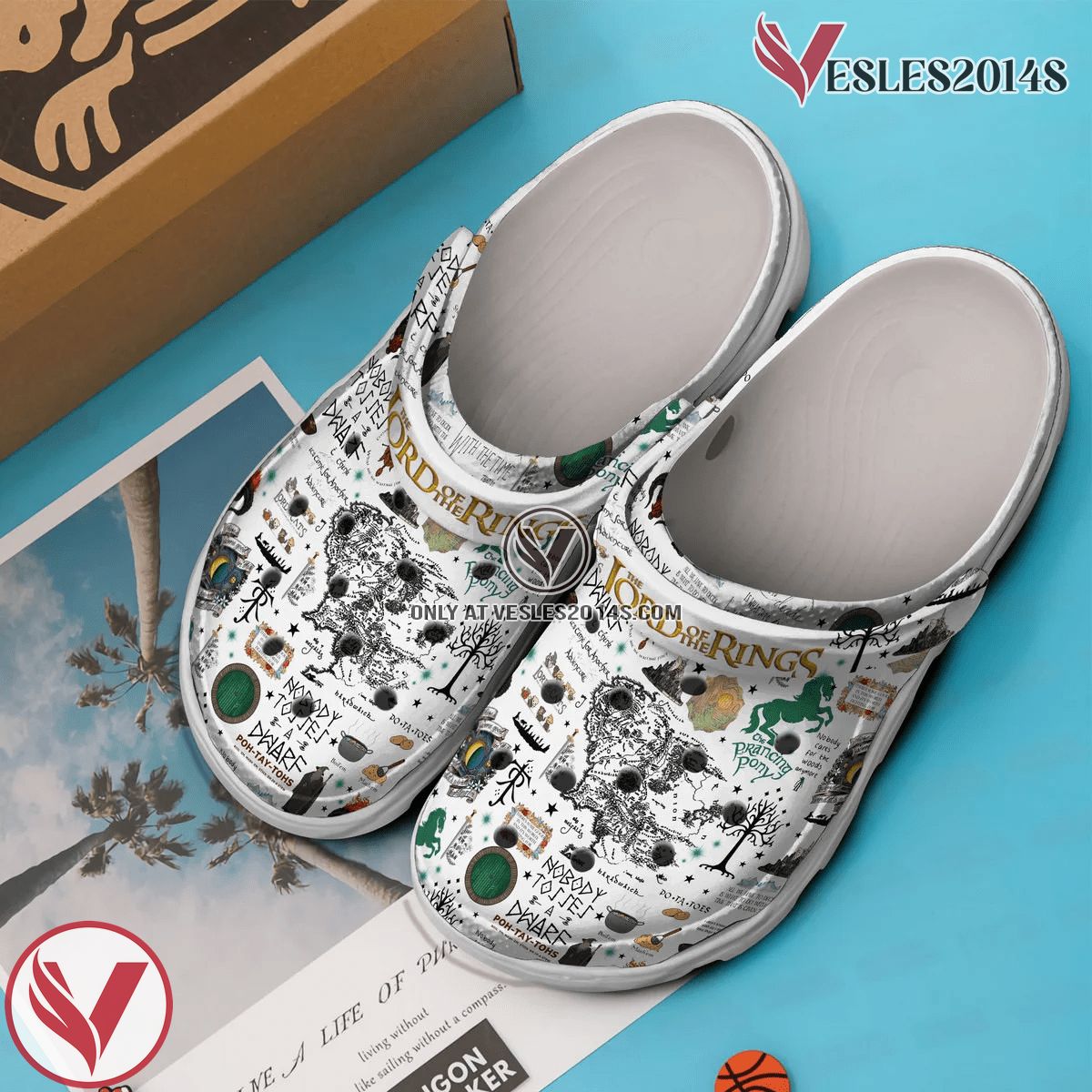 The Lord Of The Rings Movie Crocs Crocband Clogs Shoes Comfortable For Men Women and Kids Style 9 - Vesles2014S 3