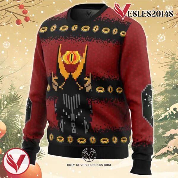 The Lord of the Rings Christmas Ugly Christmas Sweater, Unique Christmas Gift For Fans - Vesles2014S 1