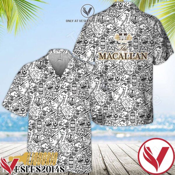 The Macallan Doodle Art Hawaiian Shirt, Unique Gifts For Friends - Vesles2014S 1