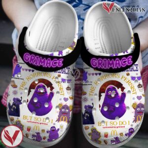 The McDonald Grimace Shake Food Crocs Crocband Clogs Shoes Comfortable For Men Women and Kids, Unique Gift From  Vesles2014S