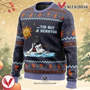 The Melting Knight Monty Python Ugly Christmas Sweater, Unique Christmas Gift For Fans - Vesles2014S 1