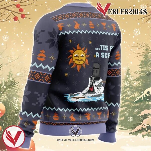 The Melting Knight Monty Python Ugly Christmas Sweater, Unique Christmas Gift For Fans - Vesles2014S 2
