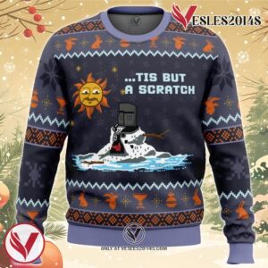 The Melting Knight Monty Python Ugly Christmas Sweater, Unique Christmas Gift For Fans - Vesles2014S