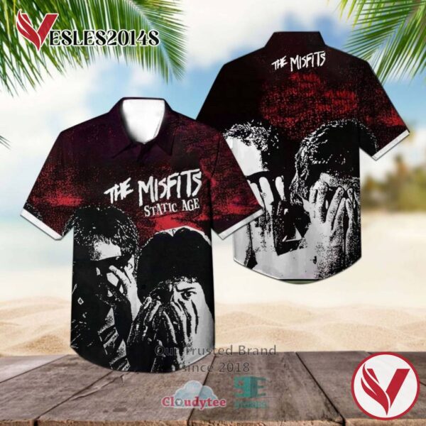The Misfits Band Static Age Album Hawaiian Shirt, Best Gift For Music Lovers Vesles2014S