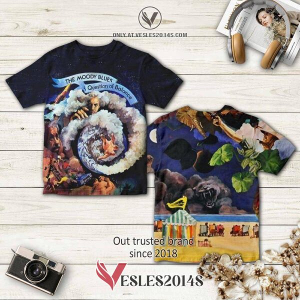 The Moody Blues A Question Of Balance Album 3D Shirt, Perfect Gifts For Music Lovers - Vesles2014S