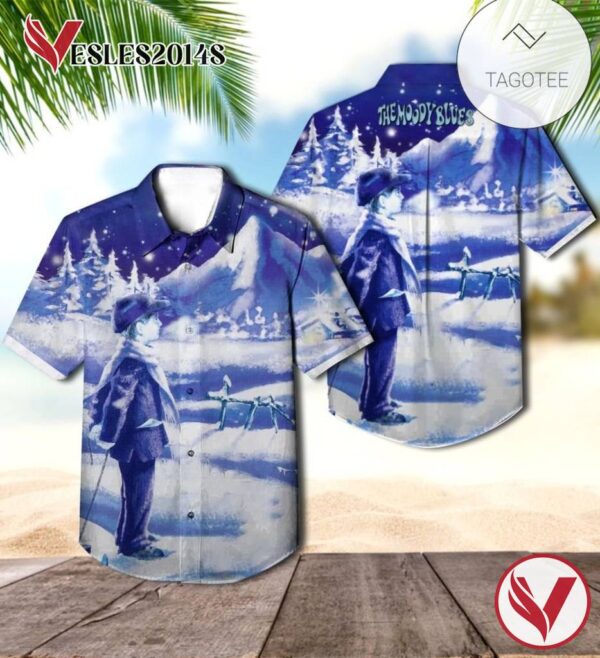 The Moody Blues December Album Cover Hawaiian Shirt, Best Gift For Music Lovers Vesles2014S