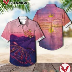The Moody Blues Keys of the Kingdom Album Hawaiian Shirt, Best Gift For Music Lovers Vesles2014S