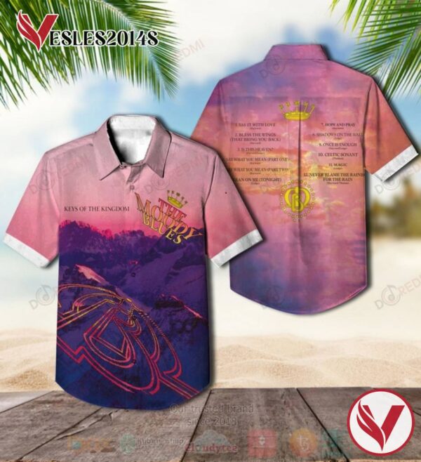 The Moody Blues Keys of the Kingdom Album Hawaiian Shirt, Best Gift For Music Lovers Vesles2014S