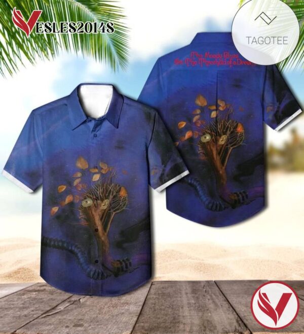 The Moody Blues On The Threshold Of A Dream Album Cover Hawaiian Shirt, Best Gift For Music Lovers Vesles2014S