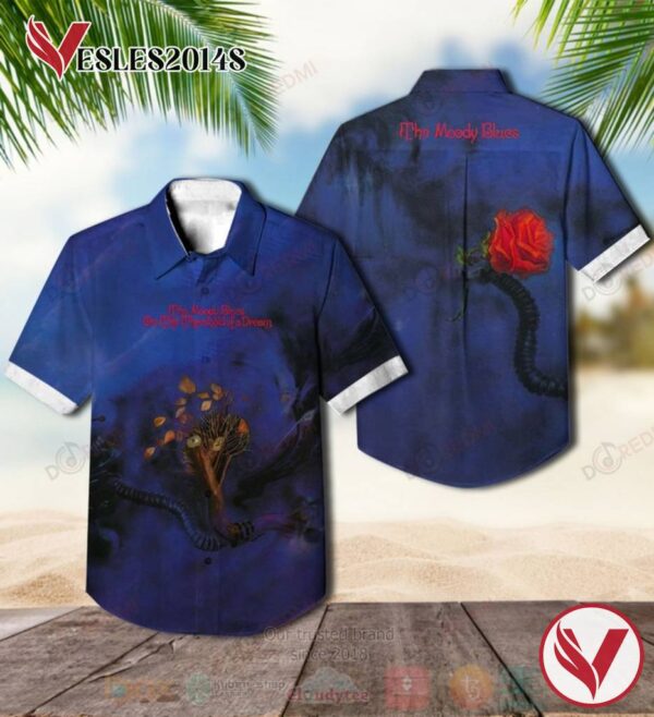The Moody Blues On the Threshold of a Dream Album Hawaiian Shirt, Best Gift For Music Lovers Vesles2014S