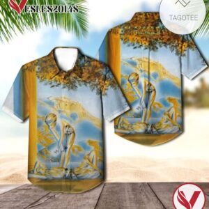 The Moody Blues The Present Album Cover Hawaiian Shirt, Best Gift For Music Lovers Vesles2014S