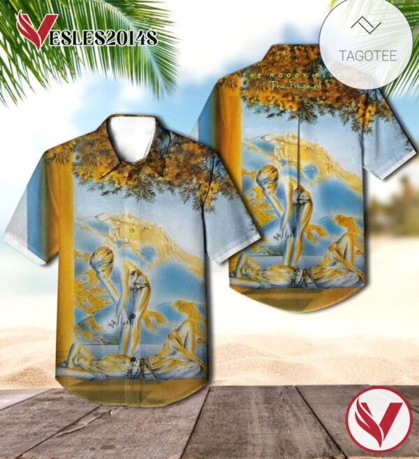 The Moody Blues The Present Album Cover Hawaiian Shirt, Best Gift For Music Lovers Vesles2014S