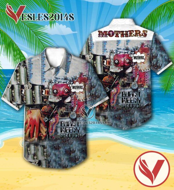 The Mothers Of Invention Burnt Weeny Sandwich Album Cover Hawaiian Shirt, Unique Gifts For Music Lovers - Vesles2014S