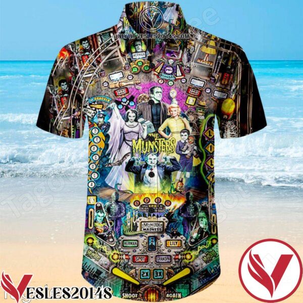 The Munsters Pinball Hawaiian Shirt, Unique Gifts For Friends - Vesles2014S 1