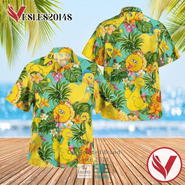 The Muppet Big Bird Casual Hawaiian Shirt, Best Gifts For Summer Vesles2014S 1