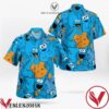 The Muppet Cookie Monster Button Hawaiian Shirt And Short, Unique Gifts For Friends - Vesles2014S 1