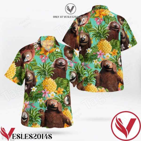 The Muppet Rowlf The Dog Pineapple Hawaiian Shirt And Short, Unique Gifts For Friends - Vesles2014S 1