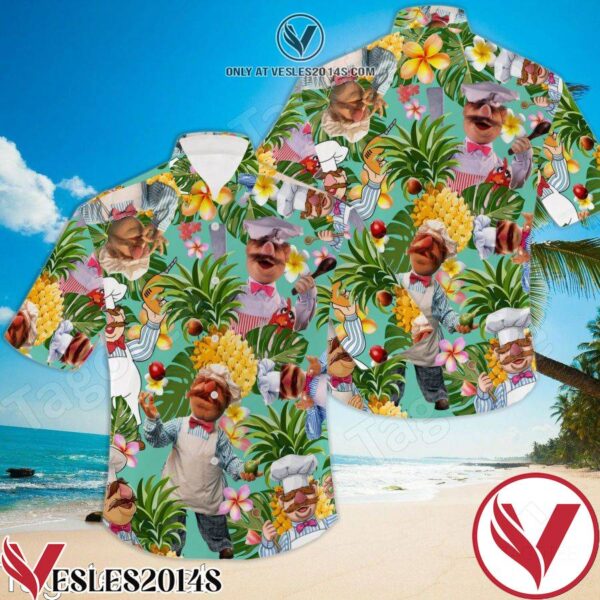 The Muppet The Swedish Chef Pineapple Tropical Hawaiian Shirt, Unique Gifts For Friends - Vesles2014S 1