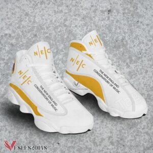 The New England Conservatory of Music Logo Air Jordan 13 Shoes, Best Sneaker Gifts For Fans - Vesles2014s