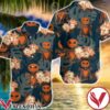 The Nightmare Before Christmas Jack Skellington Floral Hawaiian Shirt, Unique Gifts For Friends - Vesles2014S 1