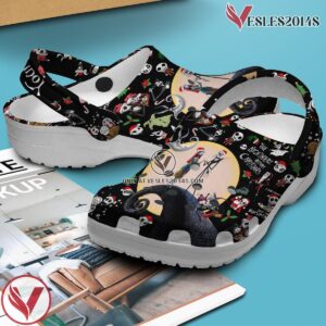 The Nightmare Before Christmas Movie Crocs Crocband Clogs Shoes Comfortable For Men Women and Kids Style 1 - Vesles2014S 3