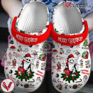 The Nightmare Before Christmas Movie Crocs Crocband Clogs Shoes Comfortable For Men Women and Kids Style 10 - Vesles2014S