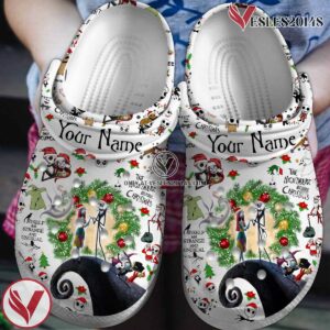 The Nightmare Before Christmas Movie Crocs Crocband Clogs Shoes Comfortable For Men Women and Kids Style 3 - Vesles2014S