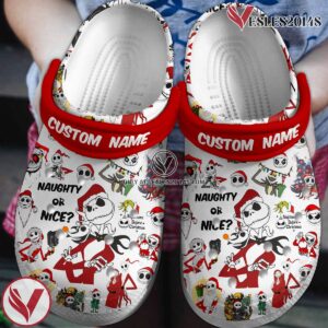 The Nightmare Before Christmas Movie Crocs Crocband Clogs Shoes Comfortable For Men Women and Kids Style 8 - Vesles2014S
