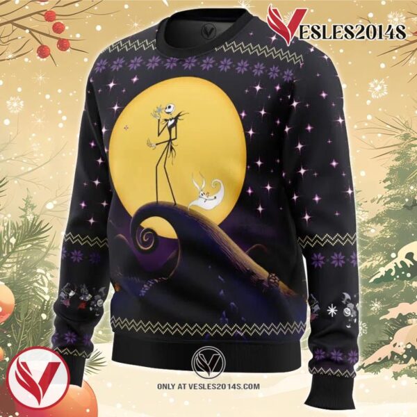 The Nightmare Before Christmas Ugly Christmas Sweater, Unique Christmas Gift For Fans - Vesles2014S 1
