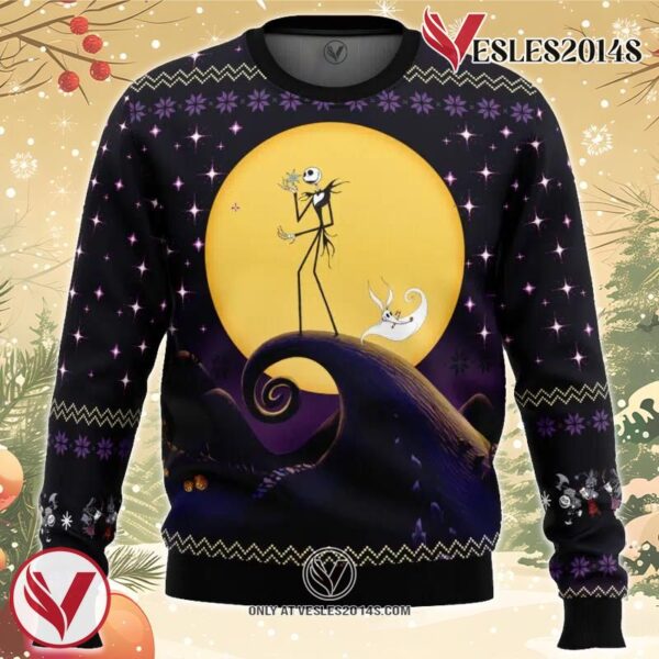 The Nightmare Before Christmas Ugly Christmas Sweater, Unique Christmas Gift For Fans - Vesles2014S