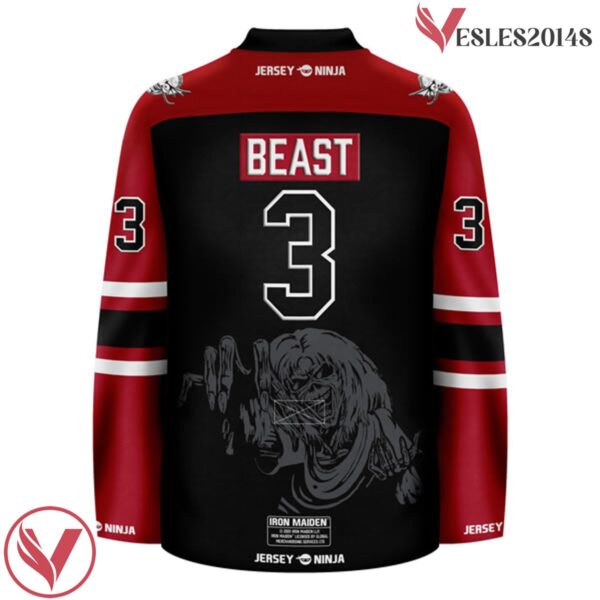 The Number of the Beast Iron Maiden SUB Hockey Jersey - Vesles2014S 3