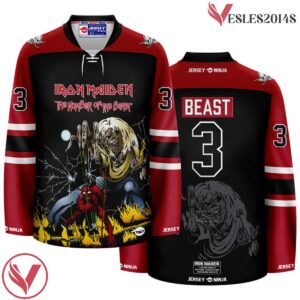 The Number of the Beast Iron Maiden SUB Hockey Jersey - Vesles2014S