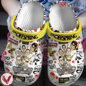 The Offspring Music Crocs Crocband Clogs Shoes, Unique Gifts For Fans - Vesles2014S