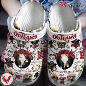 The Outlaws Music Crocs Crocband Clogs Shoes, Unique Gifts For Fans - Vesles2014S