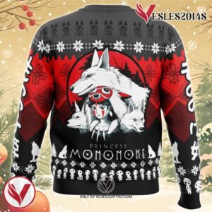 The Pack Princess Mononoke Ugly Christmas Sweater, Unique Christmas Gift For Fans - Vesles2014S 1