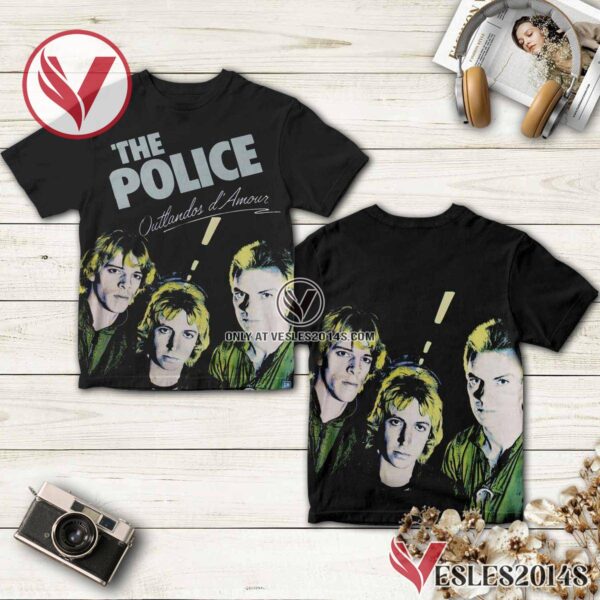 The Police Outlandos D’amour Album Cover Shirt, Unique Gifts For Music Lovers - Vesles2014S