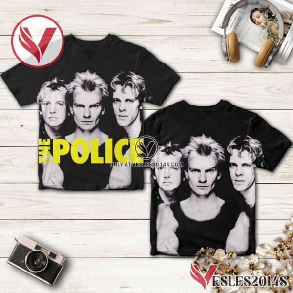 The Police Self-titled Compilation Album Cover Shirt, Unique Gifts For Music Lovers - Vesles2014S