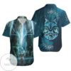 The Power Of Jungle God Shishigami Showing Up In The Forest Hawaiian Graphic Print Short Sleeve Hawaiian Casual Shirt Vesles2014S