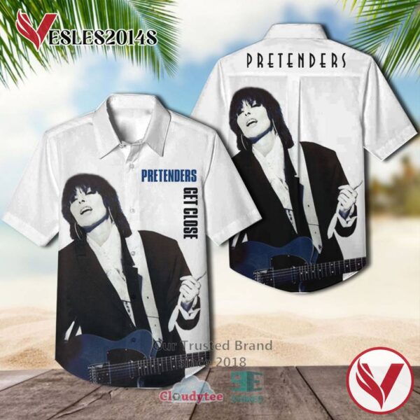 The Pretenders Band Get Close Album Hawaiian Shirt, Best Gift For Music Lovers Vesles2014S