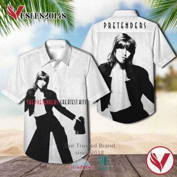 The Pretenders Band Greatest Hits Album Hawaiian Shirt, Best Gift For Music Lovers Vesles2014S