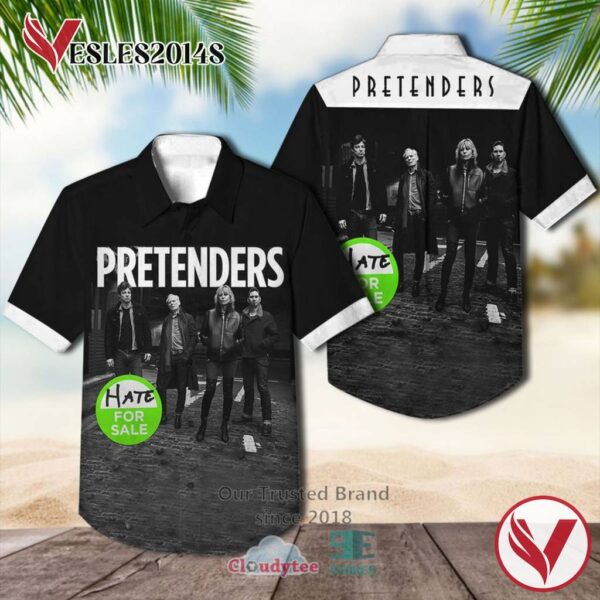 The Pretenders Band Hate For Sale Album Hawaiian Shirt, Best Gift For Music Lovers Vesles2014S
