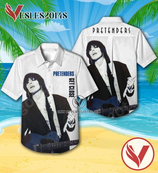 The Pretenders Get Close Album Cover Hawaiian Shirt, Unique Gifts For Music Lovers - Vesles2014S